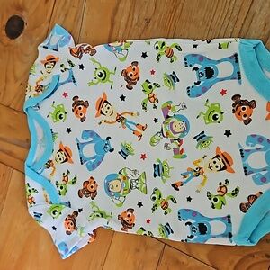 NWOT adorable Disney Pixar print onesie 3-6m